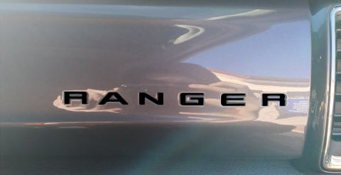 Dashboard "Ranger" Decal Inserts for 2019-2023 Ford Ranger