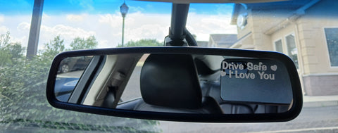 Rearview Mirror Positive Message Decals