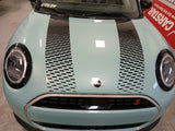 Faded Hood Stripe Decals for 2025 Mini Cooper Sport