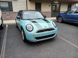 Faded Hood Stripe Decals for 2025 Mini Cooper Sport