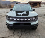 Horse Hood Decal Cover for 2021-2024 Ford Bronco Sport