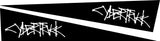 Cybertruck Logo Bedside Panel Decals For The 2023-2024 Tesla Cybertruck (x2)