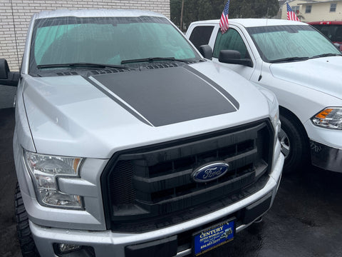 Spears And Center Hood Decals for 2015-2020 Ford F-150