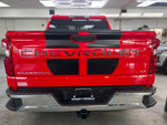 OE Style Tailgate Stripe Decals And Word Insert for 2019-2024 Chevrolet Silverado