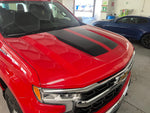 OE Style Hood Stripe Decals for 2019-2024 Chevrolet Silverado