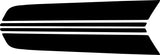 Hood Bonnet Stripe Decals for 2008-2016 Mini Cooper