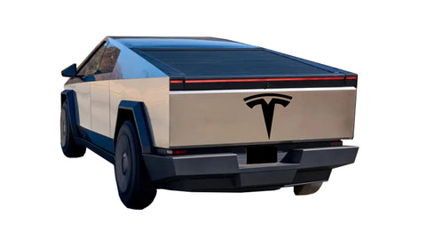 Tesla "T" Tailgate Decals For The 2023-2024 Tesla Cybertruck