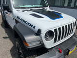 Two Tone Layered Vented Hood Decal for 2018-2024 Jeep Wrangler