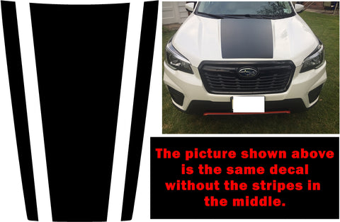 Hood Decal Stripe Cover for 2014-2022 Subaru Forester Sport