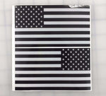 5" American Flag (Black/White) 3M REFLECTIVE Decal set