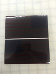 American Flag: 5" 3M Reflective Decal Stickers (x2)