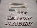 Mercury Verado 275HP Decal Kit