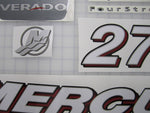 Mercury Verado 275HP Decal Kit