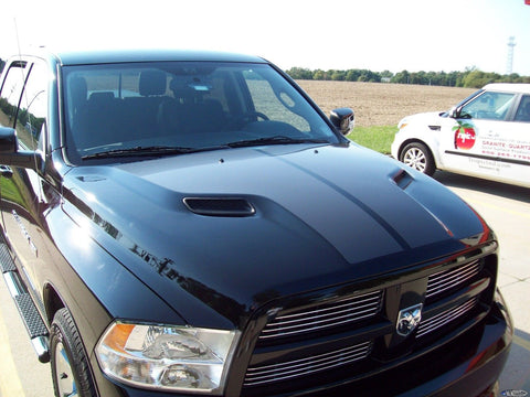 2010 - 2015 Dodge Ram 1500 SRT Performance Sport Full Dual Hood Decal