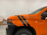 Fender Slash Decals for 2019-2024 Chevrolet Silverado (x2)