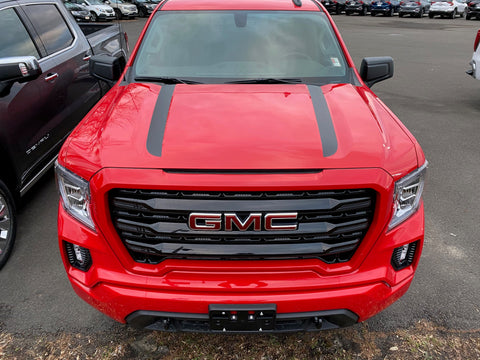 Hood Spear Vinyl Decals for 2015-2020 GMC Sierra