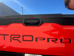 Tailgate Lettering Insert "TRD PRO" Decal for 2022-2023 Toyota Tundra