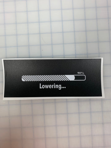 Lowering: 8" JDM Slap Sticker Decal