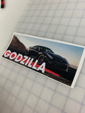 Godzilla GTR: 8" JDM Slap Sticker Decal