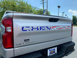 American Flag Tailgate Word Inserts for 2019 - 2024 Chevrolet Silverado Truck