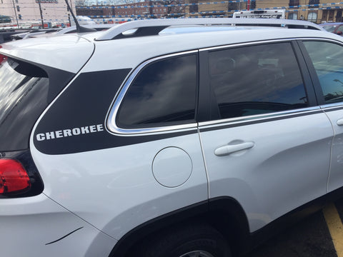 Side "Cherokee" Graphic Stripe for 2014-2019 Jeep Cherokee