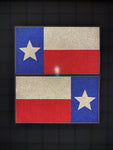 5" TEXAS 3M REFLECTIVE State Flag  Decal set