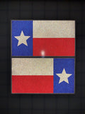 5" TEXAS 3M REFLECTIVE State Flag  Decal set