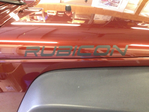 Jeep Wrangler Rubicon Set of 2 Decals