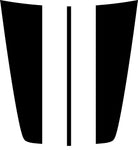 Center Racing Stripes Hood Decal Cover for 2015-2022 Chevrolet Colorado