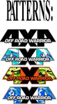 4x4 Off Road WARRIOR Decal Stickers (x2) [PICK 1 PATTERN]