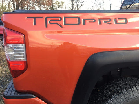 2017 - 2018 Toyota Tundra TRD Bed Insert Decals Set of 2